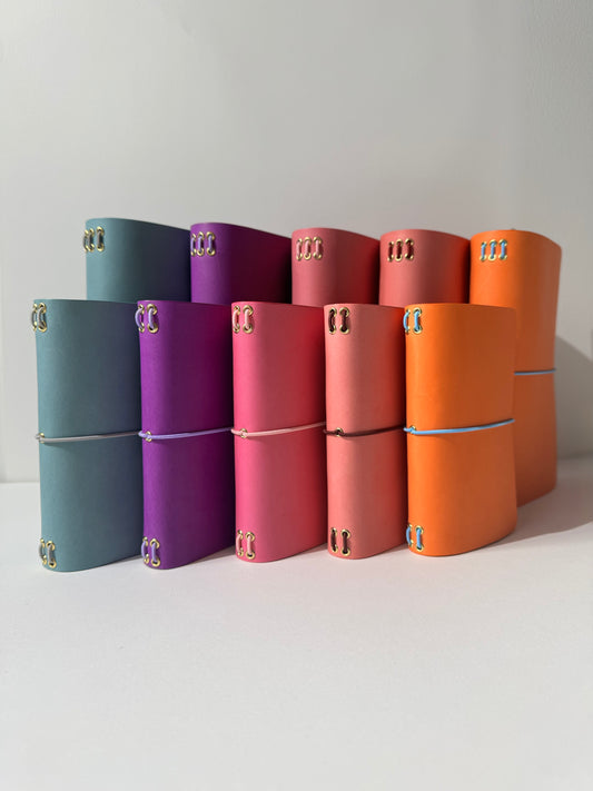 HappyColours Leather journal cover A6