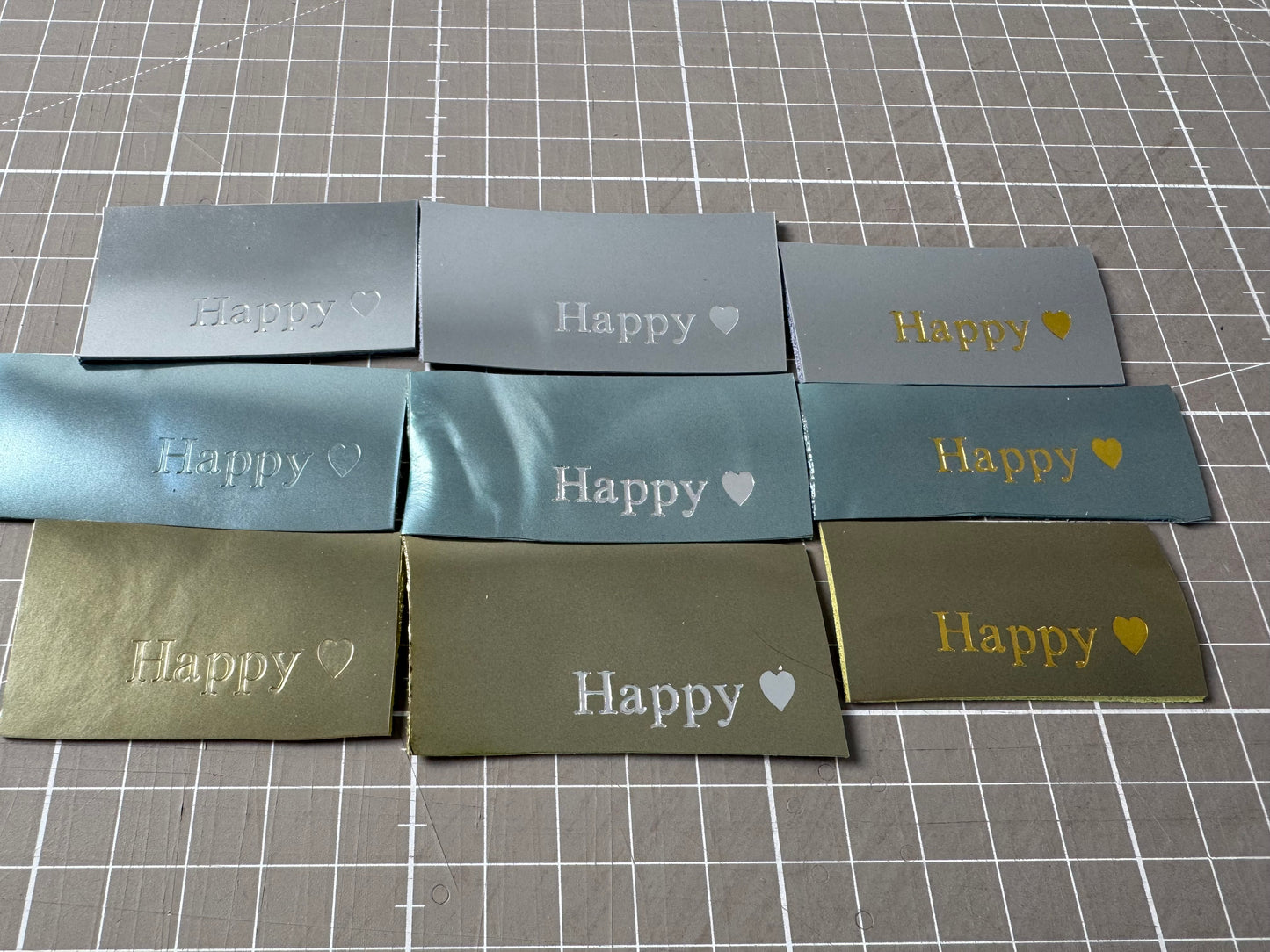 OLD Regular A5 Trifold Metallic Colours (Slim)