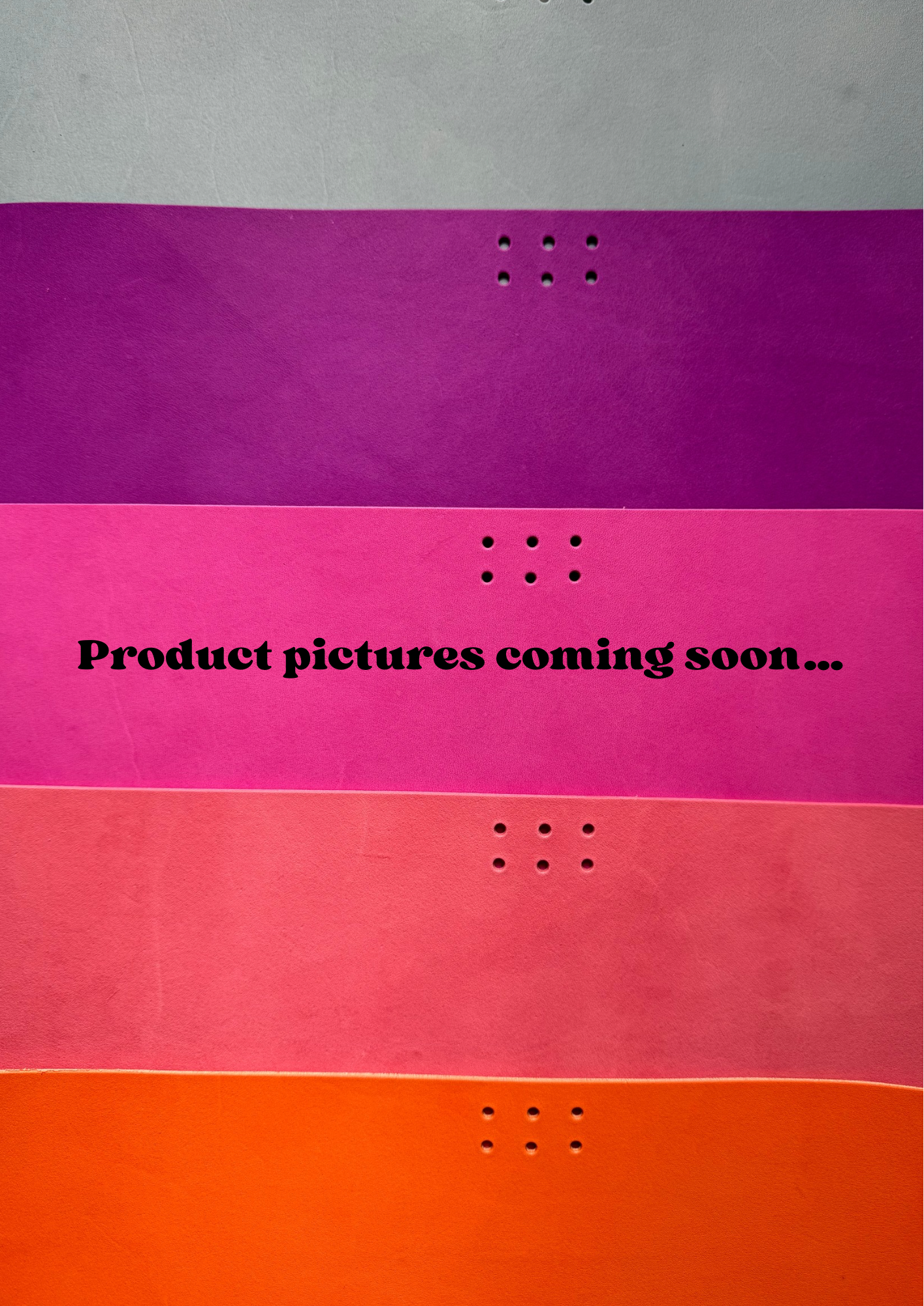 Chunky HappyColour Leather Journal Cover A6