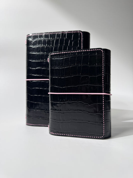 A5 Trifold Pocket Cover - Crock embossed