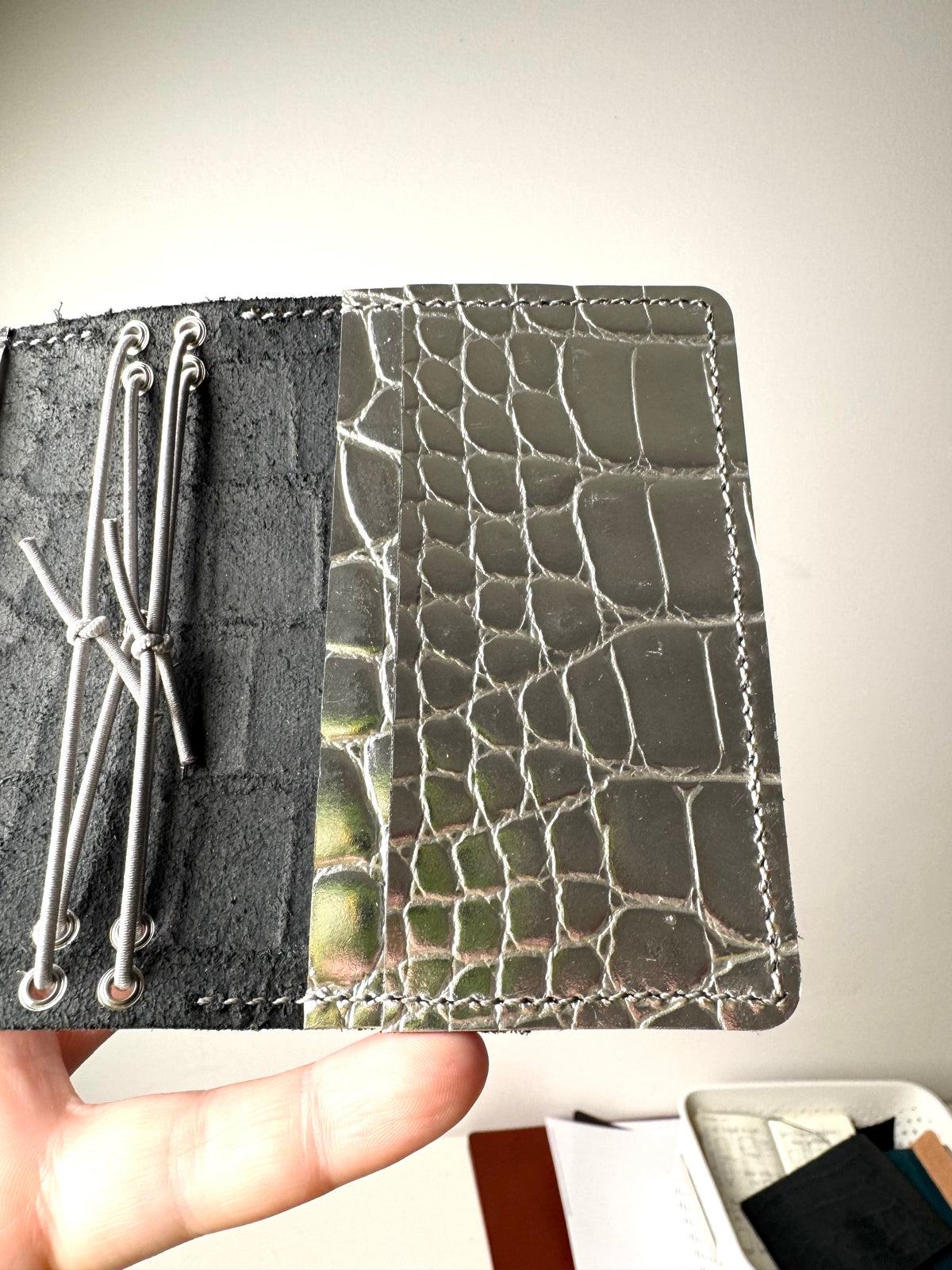 Ready to ship A7 Bifold cover with Pockets