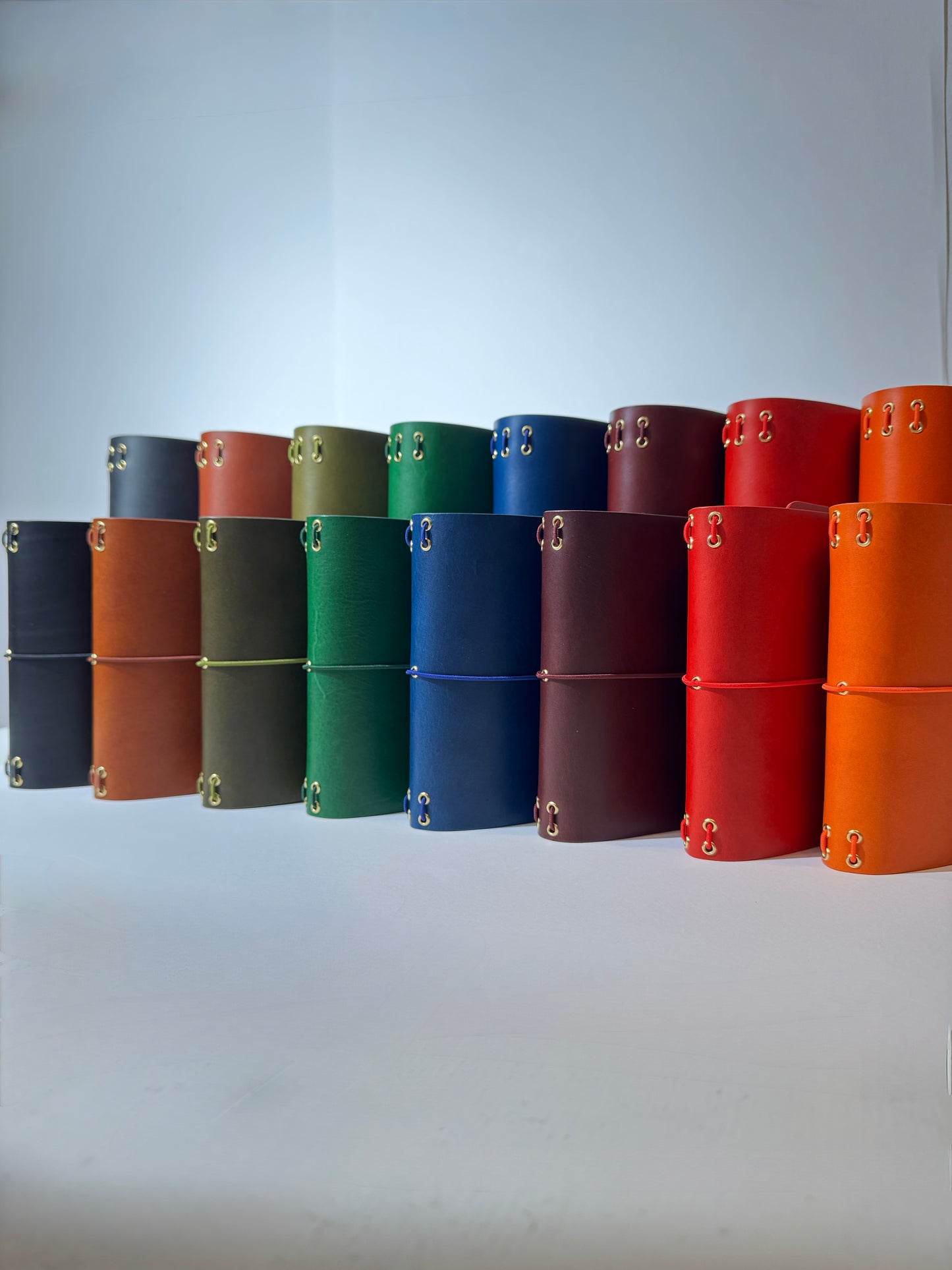 Chunky leather journal cover A6