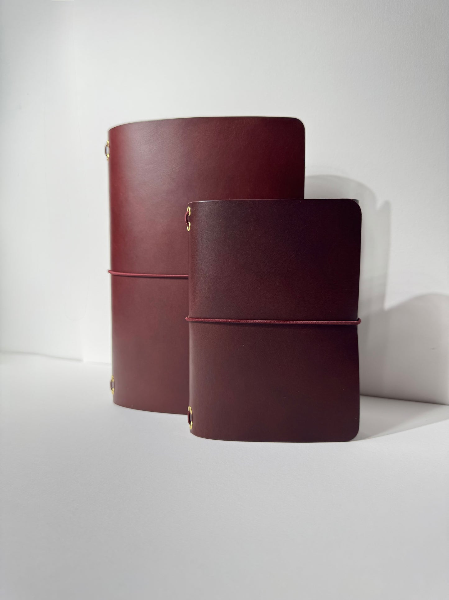 Chunky leather journal cover A6