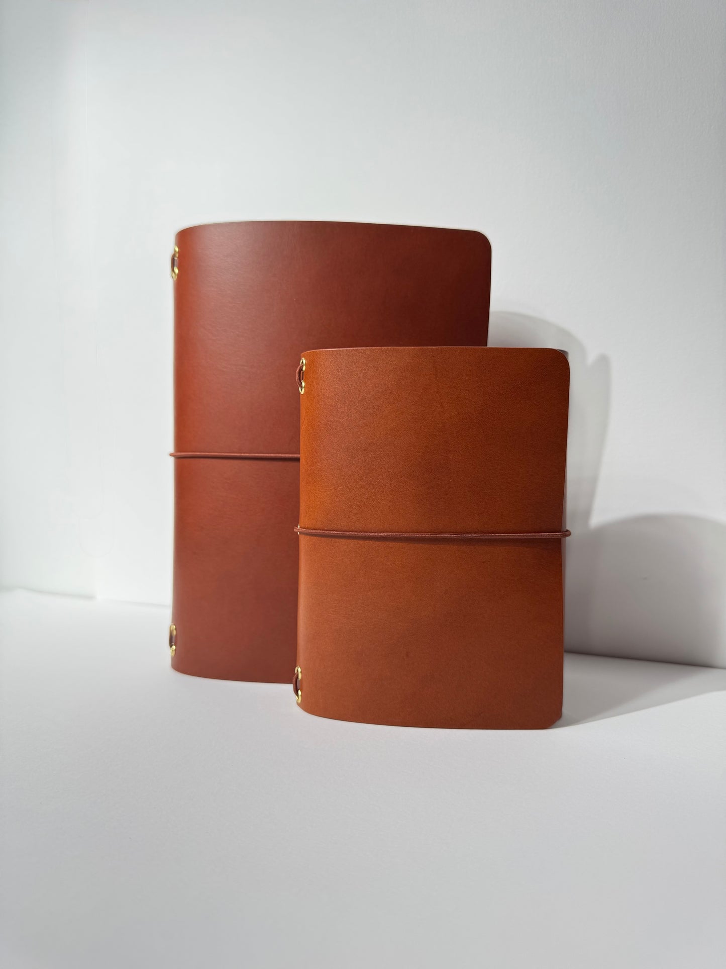 Chunky leather journal cover A6