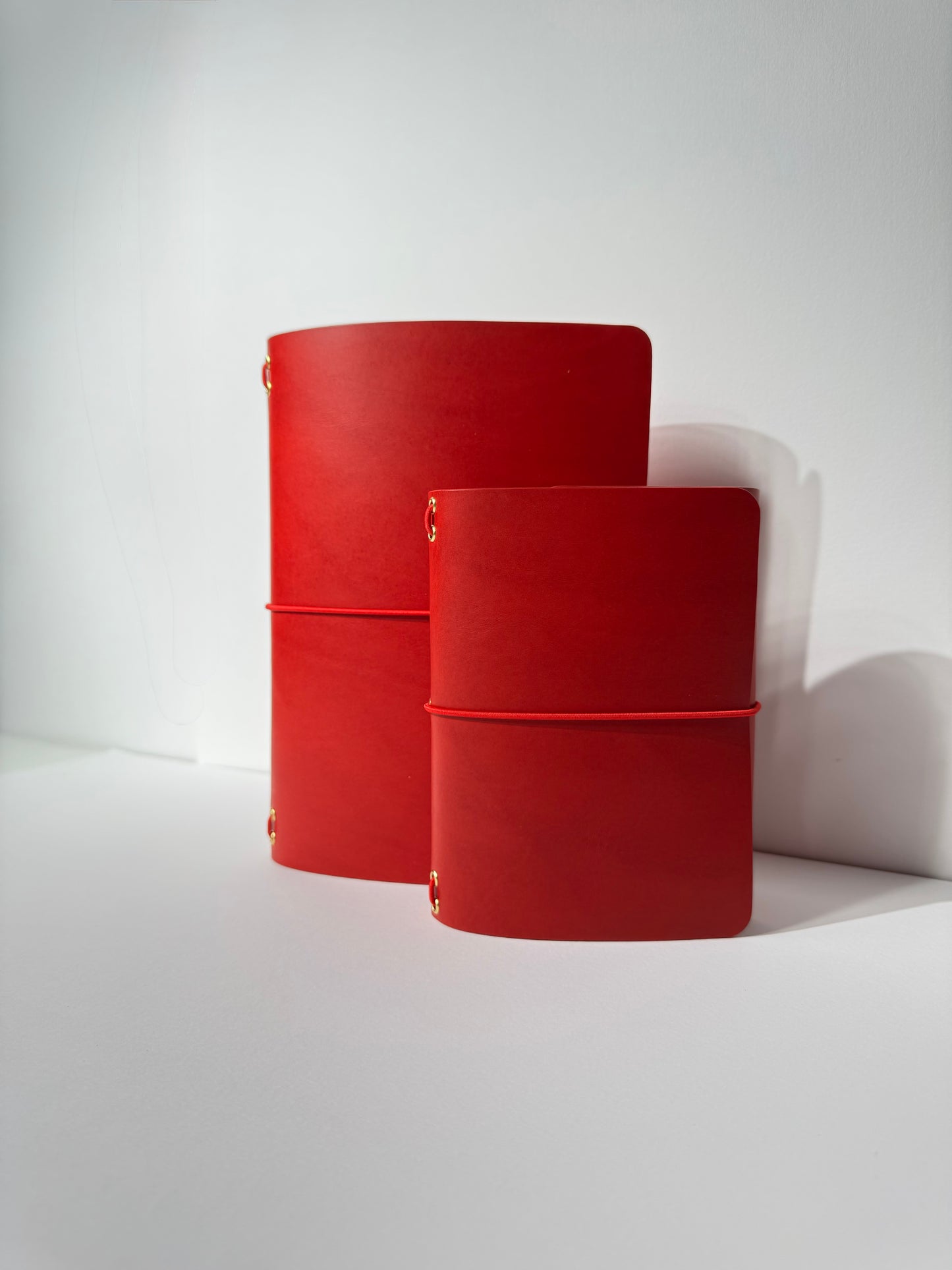 Chunky leather journal cover A5